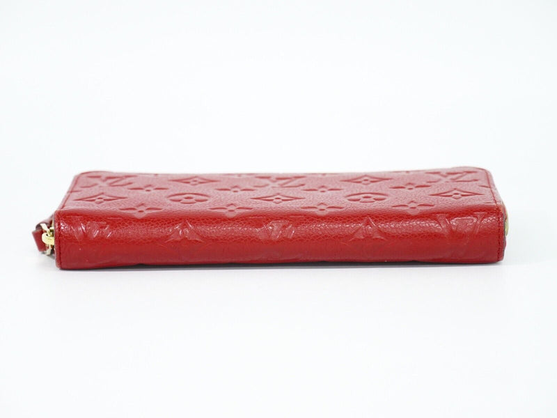 Louis Vuitton Zippy Wallet Red Leather Wallet  (Pre-Owned)