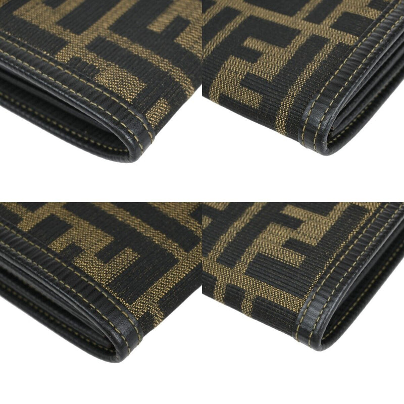 Fendi Zucca Brown Canvas Wallet  (Pre-Owned)