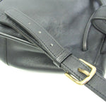 Coach Black Leather Backpack Bag (Pre-Owned)