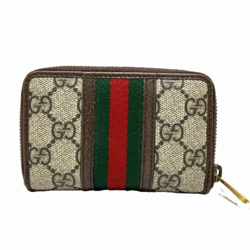 Gucci -- Beige Calfskin Wallet  (Pre-Owned)