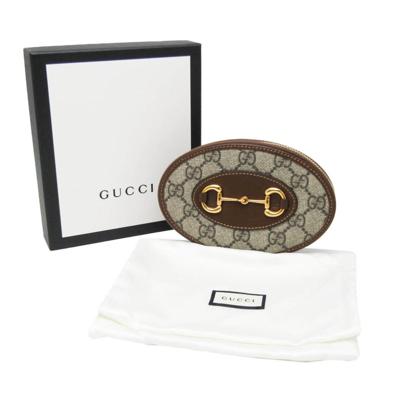 Gucci Horsebit Beige Calfskin Wallet  (Pre-Owned)