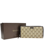 Gucci Gg Canvas Beige Canvas Wallet  (Pre-Owned)