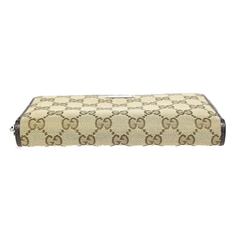 Gucci Gg Canvas Beige Canvas Wallet  (Pre-Owned)