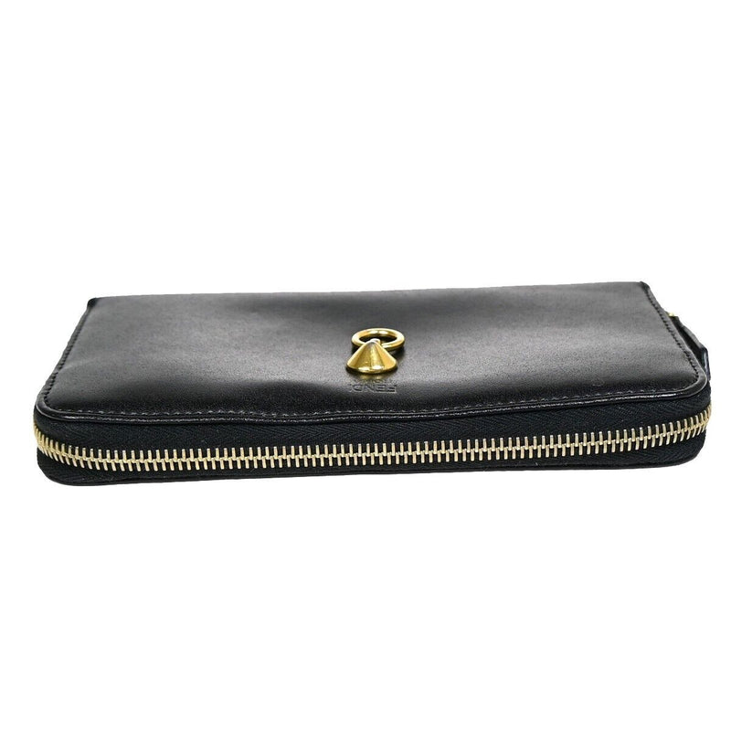 Fendi By The Way Black Leather Wallet  (Pre-Owned)