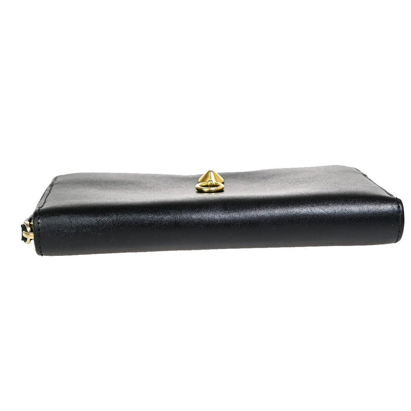 Fendi By The Way Black Leather Wallet  (Pre-Owned)