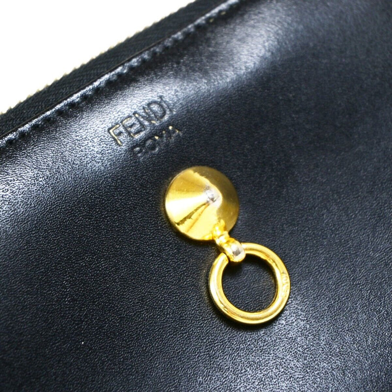 Fendi By The Way Black Leather Wallet  (Pre-Owned)