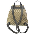 Gucci Gg Canvas Beige Canvas Backpack Bag (Pre-Owned)