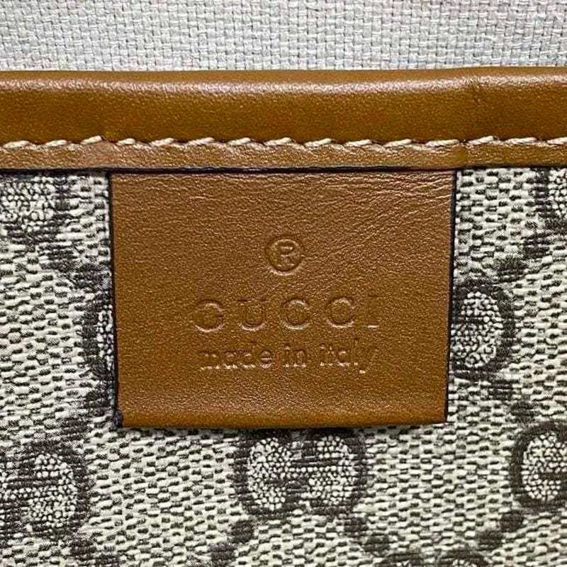 Gucci Gg Supreme Beige Canvas Tote Bag (Pre-Owned)