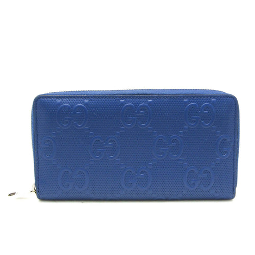 Gucci Diamante Navy Leather Wallet  (Pre-Owned)