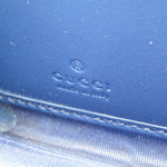 Gucci Diamante Navy Leather Wallet  (Pre-Owned)