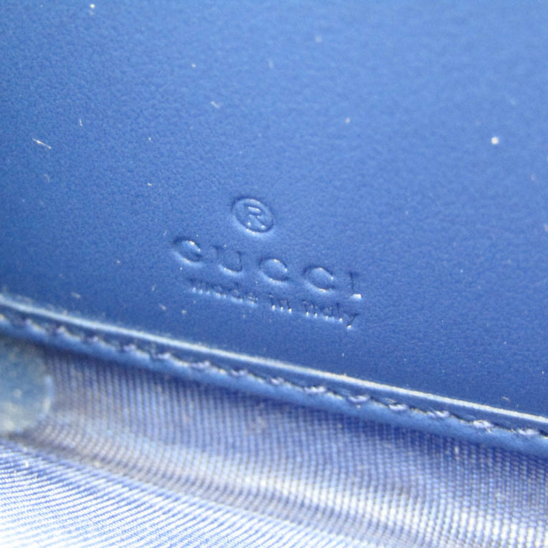 Gucci Diamante Navy Leather Wallet  (Pre-Owned)