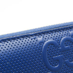 Gucci Diamante Navy Leather Wallet  (Pre-Owned)