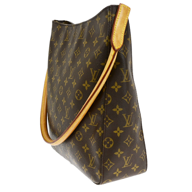 Louis Vuitton Looping Gm Brown Canvas Shoulder Bag (Pre-Owned)