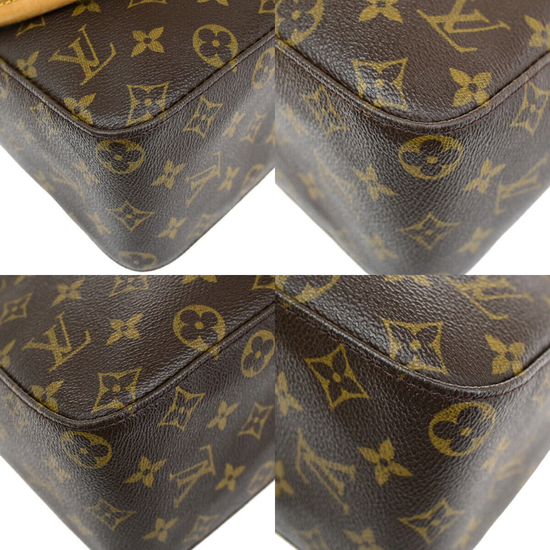 Louis Vuitton Looping Gm Brown Canvas Shoulder Bag (Pre-Owned)