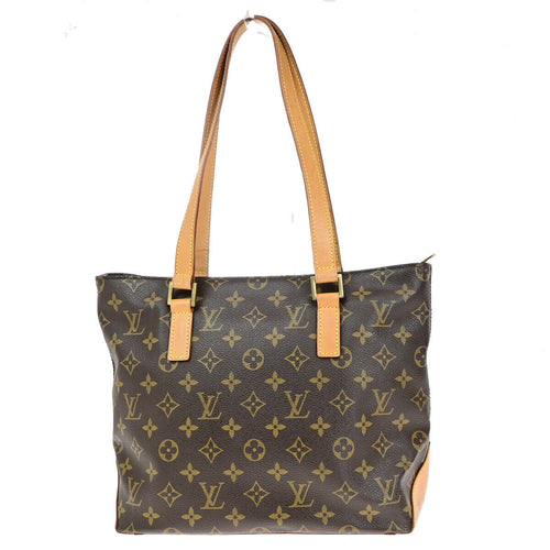 Louis Vuitton Cabas Piano Brown Canvas Tote Bag (Pre-Owned)