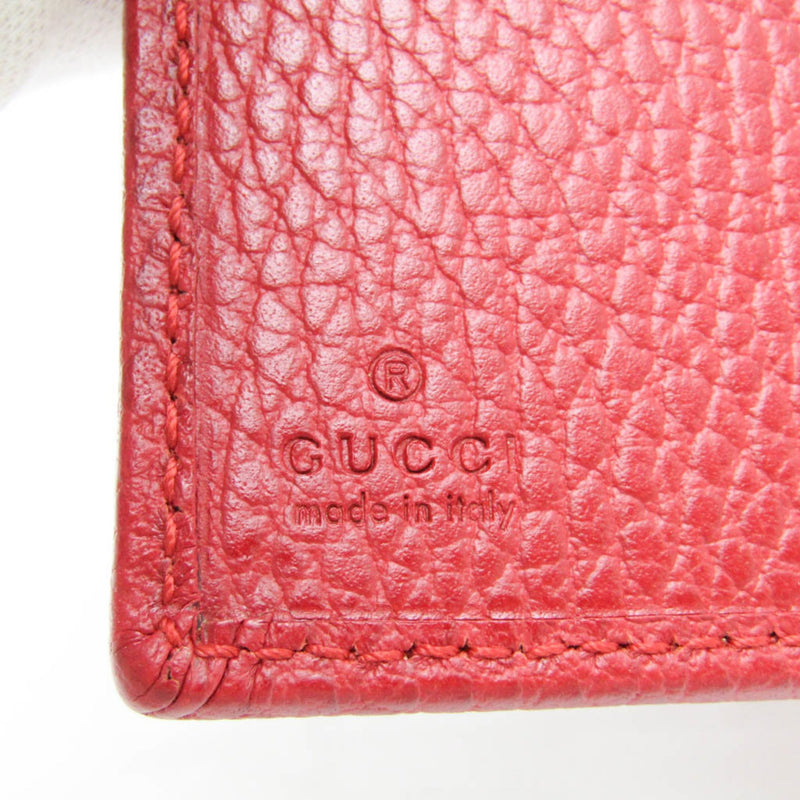 Gucci Marmont Red Leather Wallet  (Pre-Owned)