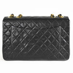 Chanel Timeless Black Leather Shoulder Bag (Pre-Owned)