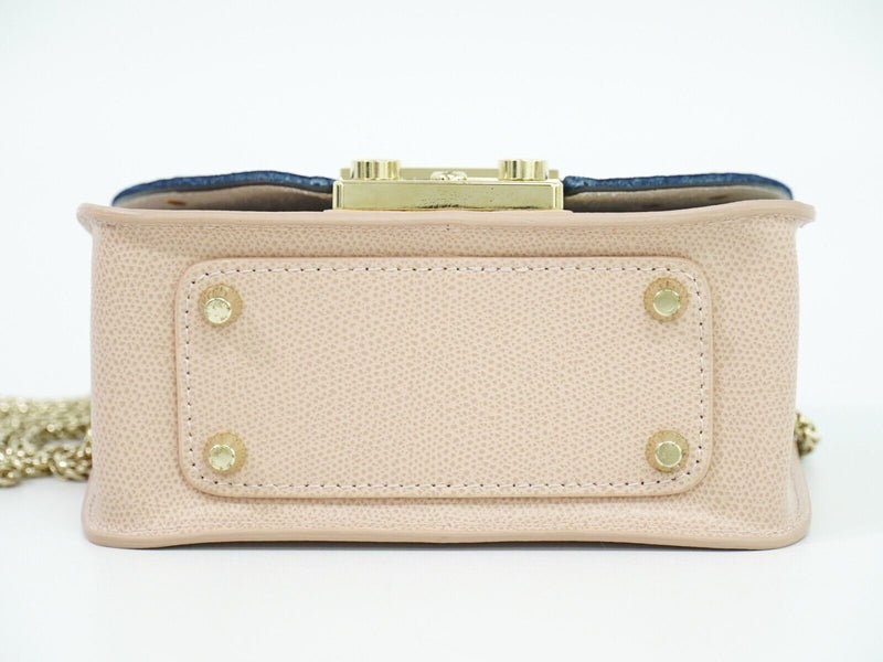 Furla Metropolis Pink Leather Shoulder Bag (Pre-Owned)