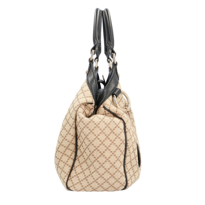 Gucci Sukey Beige Canvas Handbag (Pre-Owned)