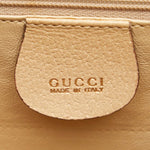 Gucci Bamboo Beige Leather Handbag (Pre-Owned)