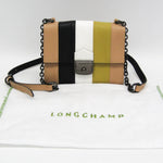 Longchamp Mademoiselle Beige Leather Shopper Bag (Pre-Owned)