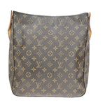 Louis Vuitton Looping Gm Brown Canvas Shoulder Bag (Pre-Owned)