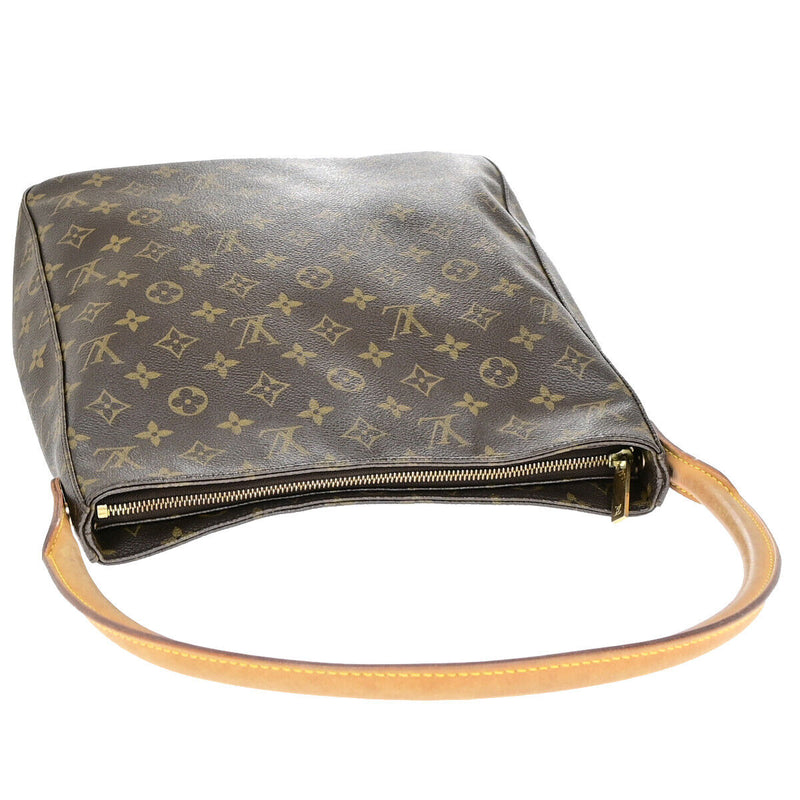 Louis Vuitton Looping Gm Brown Canvas Shoulder Bag (Pre-Owned)