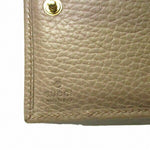 Gucci Gg Marmont Beige Leather Wallet  (Pre-Owned)