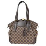 Louis Vuitton Verona Brown Canvas Handbag (Pre-Owned)