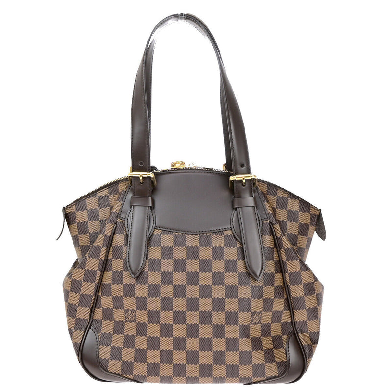 Louis Vuitton Verona Brown Canvas Handbag (Pre-Owned)