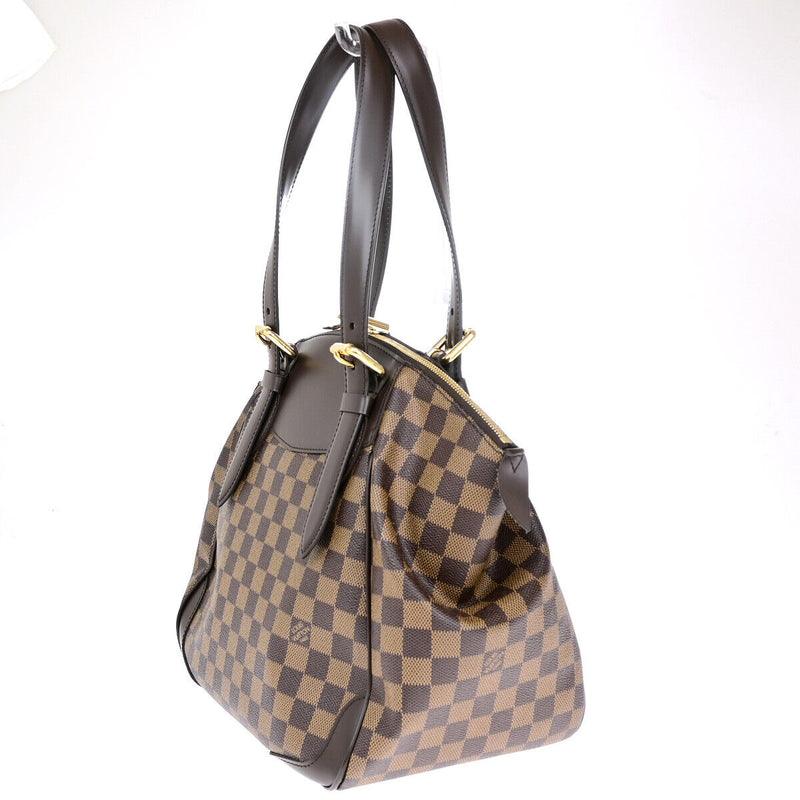 Louis Vuitton Verona Brown Canvas Handbag (Pre-Owned)