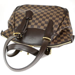 Louis Vuitton Verona Brown Canvas Handbag (Pre-Owned)