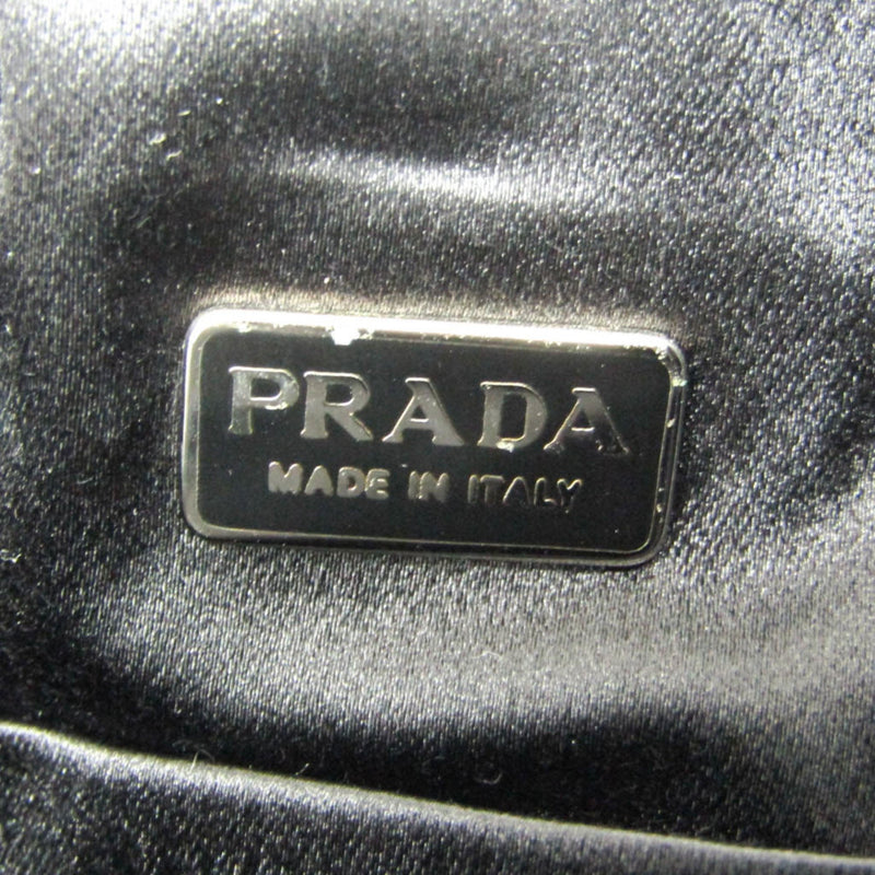 Prada Brown Velvet Shoulder Bag (Pre-Owned)