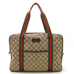 Gucci Gg Canvas Beige Canvas Tote Bag (Pre-Owned)