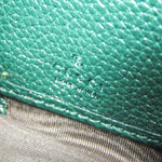 Gucci Zumi Green Leather Wallet  (Pre-Owned)