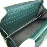 Gucci Zumi Green Leather Wallet  (Pre-Owned)