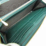 Gucci Zumi Green Leather Wallet  (Pre-Owned)