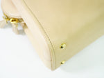 Fendi Chameleon Beige Leather Handbag (Pre-Owned)