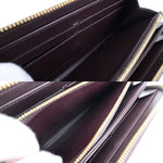 Louis Vuitton Zippy Wallet Burgundy Patent Leather Wallet  (Pre-Owned)