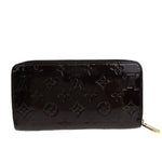 Louis Vuitton Zippy Wallet Burgundy Patent Leather Wallet  (Pre-Owned)