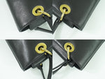 MCM Branderburg Black Leather Tote Bag (Pre-Owned)