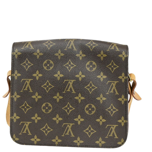 Louis Vuitton Cartouchiere Brown Canvas Shoulder Bag (Pre-Owned)