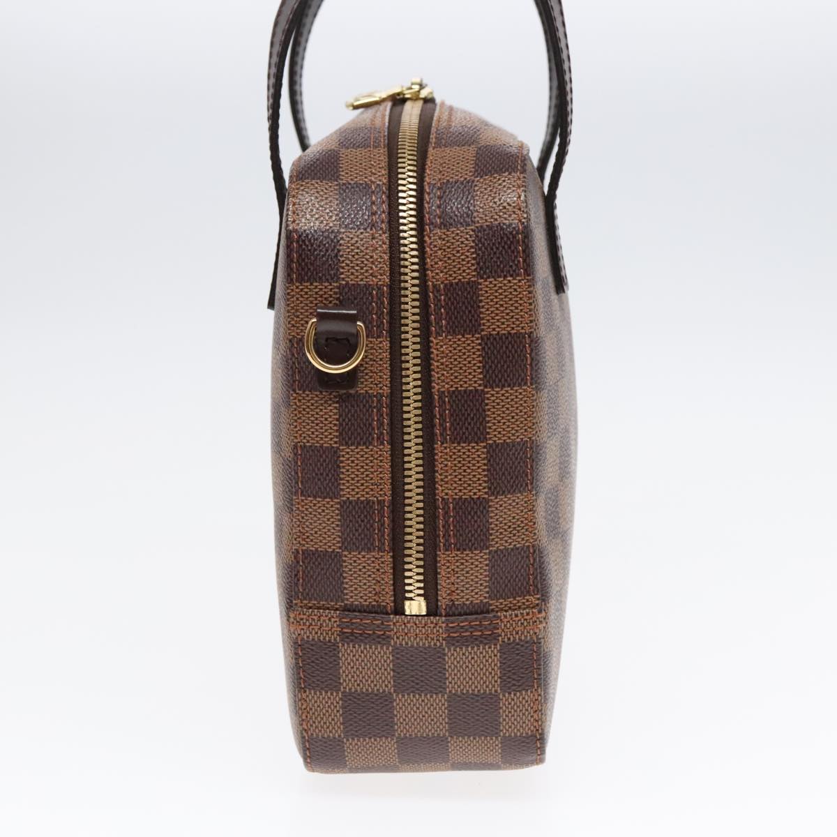 Louis Vuitton Spontini Brown Canvas Handbag (Pre-Owned)