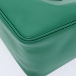 Prada -- Green Leather Clutch Bag (Pre-Owned)