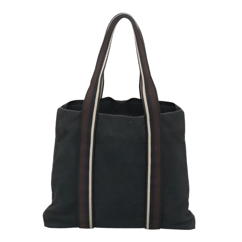 Hermès Troca Black Canvas Tote Bag (Pre-Owned)