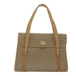 Gucci Gg Canvas Beige Canvas Handbag (Pre-Owned)