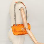 Balenciaga Bb  Chaine Orange Synthetic Shoulder Bag (Pre-Owned)