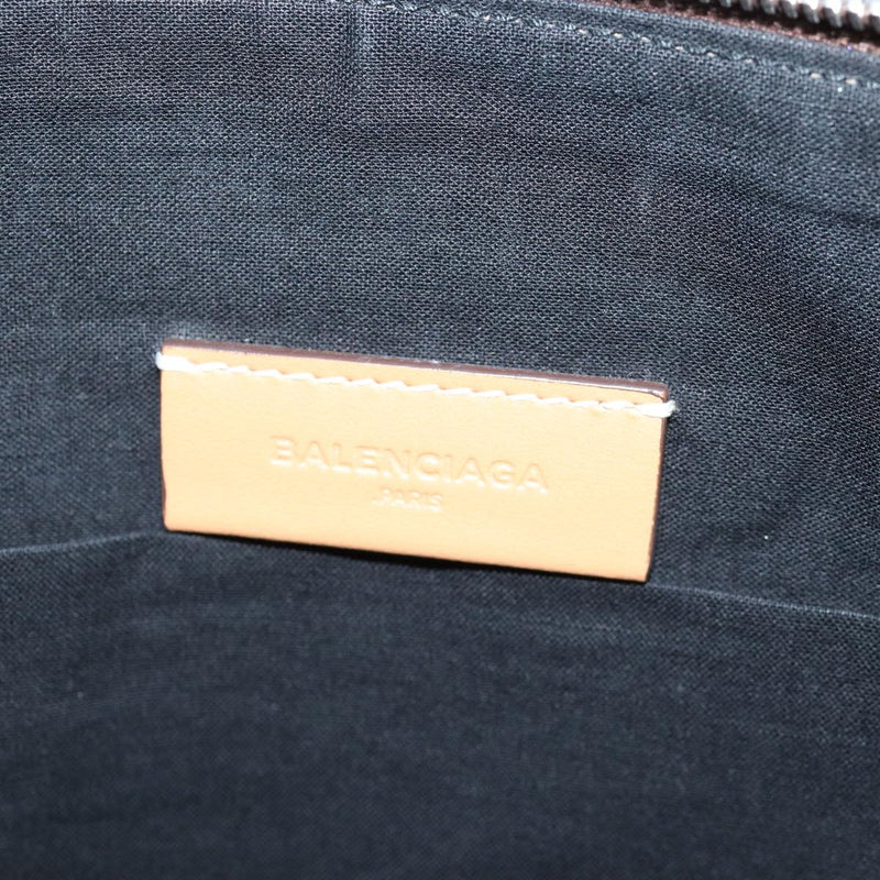 Balenciaga Beige Canvas Clutch Bag (Pre-Owned)