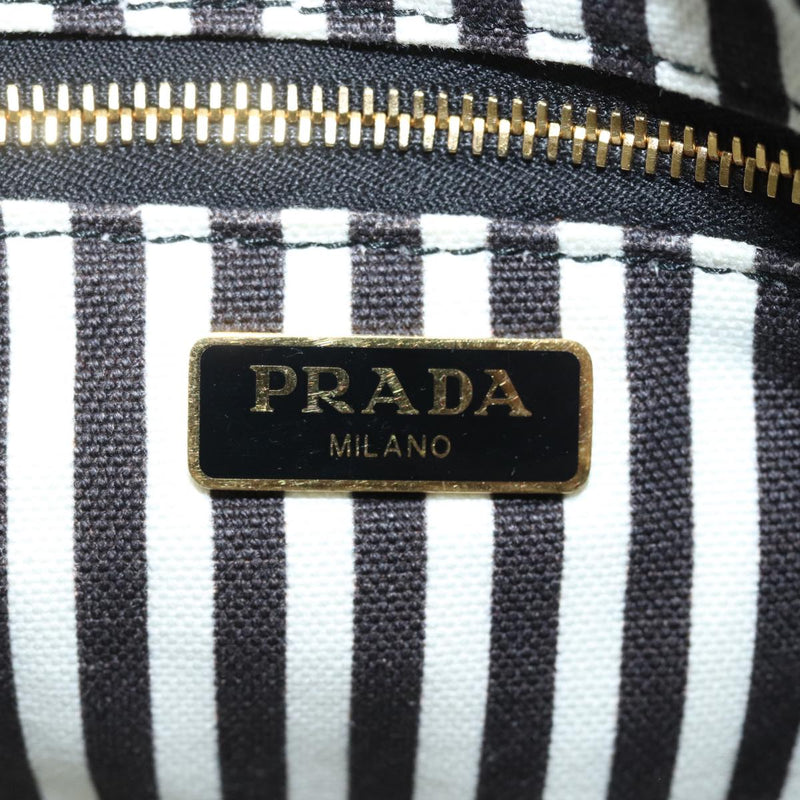 Prada Black Canvas Clutch Bag (Pre-Owned)