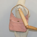 Gucci Hobo Pink Suede Handbag (Pre-Owned)